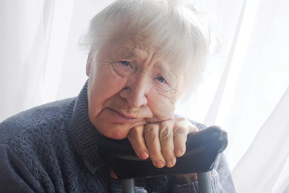 anziano rifiuta badante